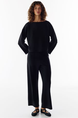Silky Touch Top de manga larga