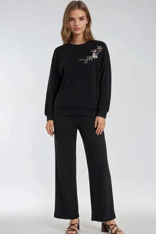 Conjunto coordinado de dos piezas para mujer