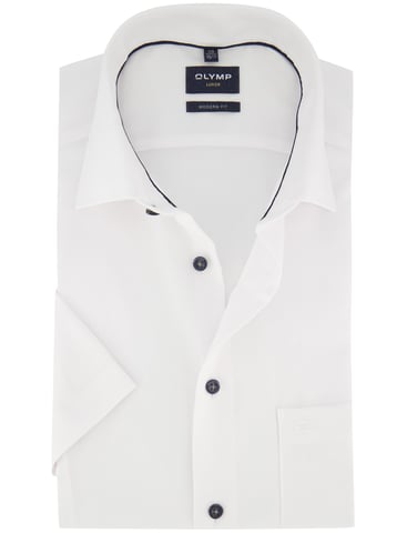 OLYMP Camisa blanca sin plancha