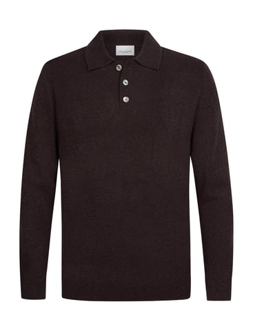 Jersey de punto color berenjena Profuomo