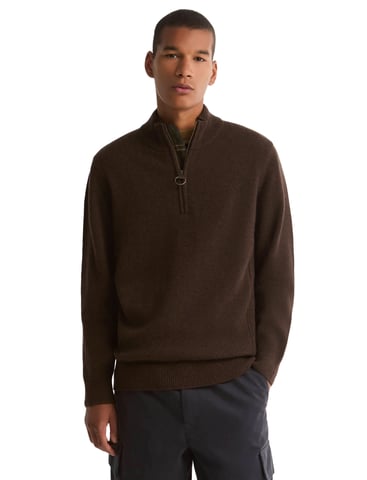 Barbour jersey marrón