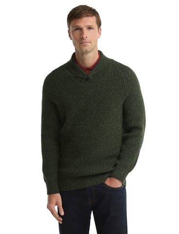 Jersey de lana verde oscuro Barbour