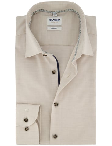 OLYMP Camisa beige slim fit