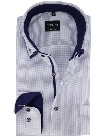 Venti Camisa Azul Corte Amplio