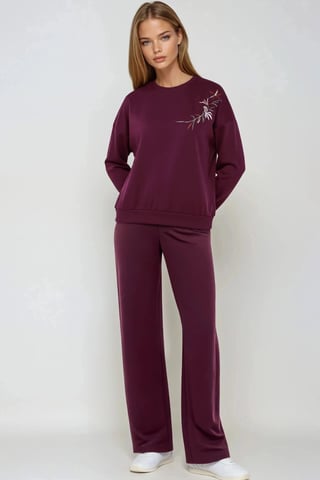 Conjunto coordinado de dos piezas para mujer