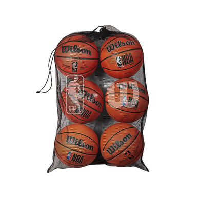 Wilson Bolsa de malla para balones NBA (negra)