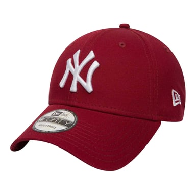 New Era Gorra de béisbol unisex para adultos New York Yankees (granate/blanco)