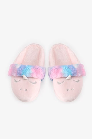 Penti Zapatillas de casa texturizadas Puffy Unicorn para niña