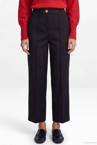 Pantalón de pierna recta para mujer
