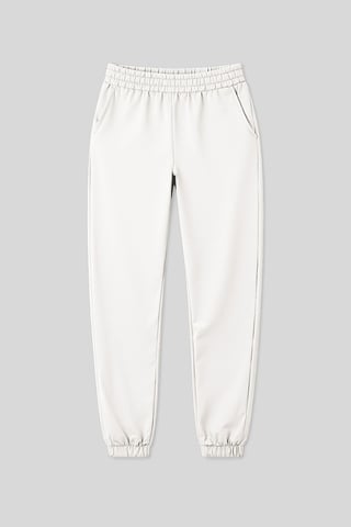 Tommy Life Pantalón jogger de felpa para mujer de cintura alta y corte relajado