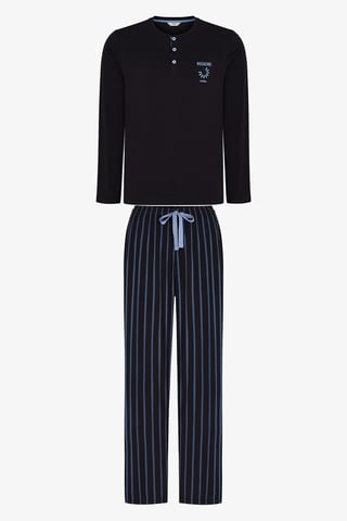 Penti Nightform conjunto de pijama de hombre a rayas y manga larga