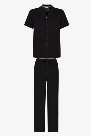 Penti Conjunto de pijama City para hombre con camisa de manga corta y pantalón