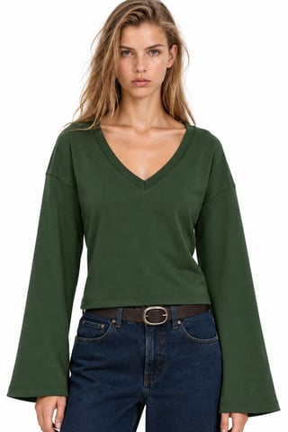 Busem Camiseta de algodón y elastano para mujer