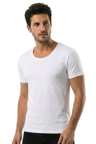 Camiseta de algodón para hombre