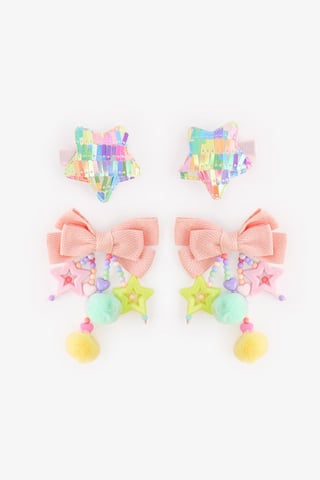 Penti Set de pinzas para el pelo con estrellas para niñas