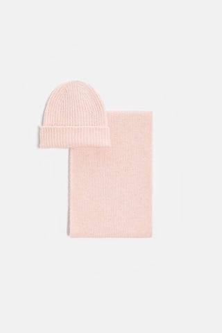 Conjunto de gorro, bufanda y guantes para mujer
