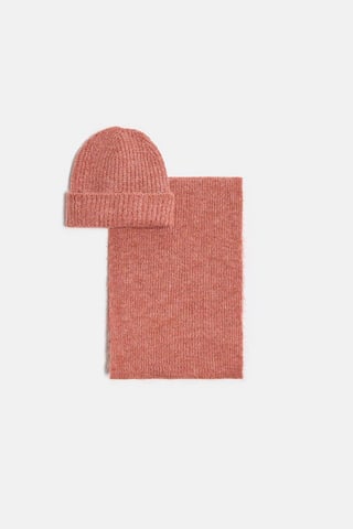 Conjunto de gorro, bufanda y guantes para mujer
