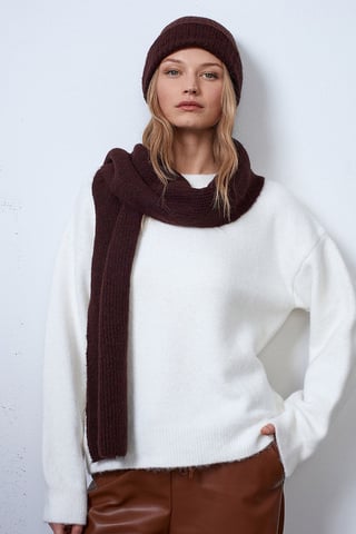 Conjunto de gorro, bufanda y guantes para mujer