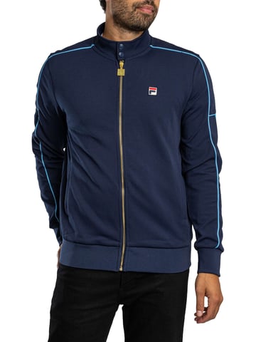 Fila Chaqueta Deportiva Eldon Piping, Azul