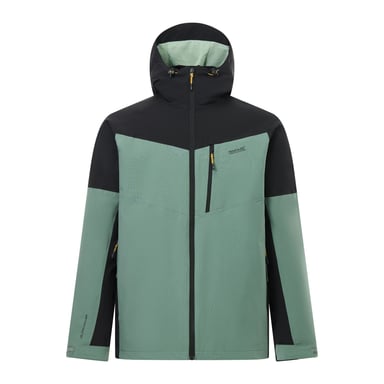 Regatta Chaqueta de hombre Wentwood 3 en 1 (verde bosque oscuro/negro)