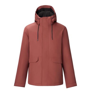 Regatta Chaqueta impermeable acolchada para hombre Sterlings (Cereza oscuro/Negro)
