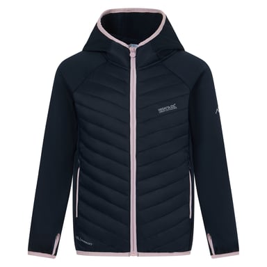 Regatta Chaqueta acolchada híbrida para niños Andreson (Azul marino/Lila empolvado)