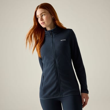Regatta Chaqueta de forro polar para mujer Harrow (azul marino liso)