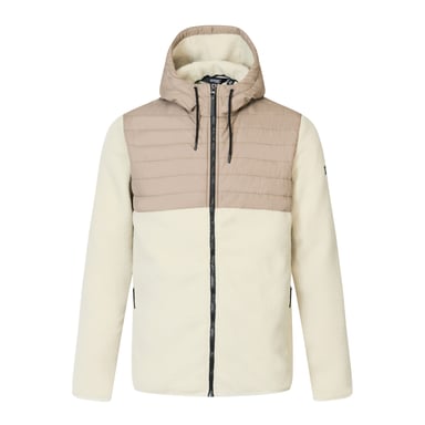 Regatta Chaqueta híbrida de forro polar de borreguito bicolor para hombre Frankie (Abbeystone/Smokey Olive)