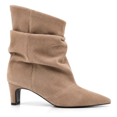 DWRS Label Perugia botines de tacón color moca para mujer
