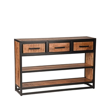 Label51 Sidetable Tampa Rough Madera de mango