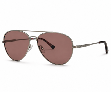Barbour BA8112 C1 Gafas de sol plateadas Gun Metal