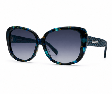 Karen Millen KM5060 604 Gafas de sol azul verdoso