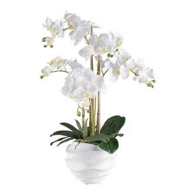 Kopu ® orquídea artificial 70 cm - 5 tallos en maceta phalaenopsis