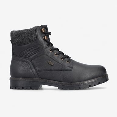 Rieker F3616 Botines de hombre Negro/granito