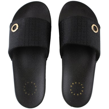 Cruyff Aqua Copa Lux Chanclas negras para mujer