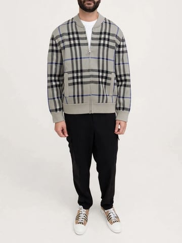Burberry Chaqueta de punto Lichen Ip Check
