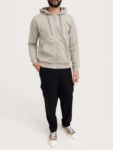 Burberry Sudadera con capucha y cremallera Lichen