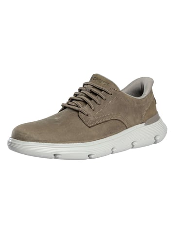 Skechers Zapatillas Sin Cordones Garza De Cuero, Marrón