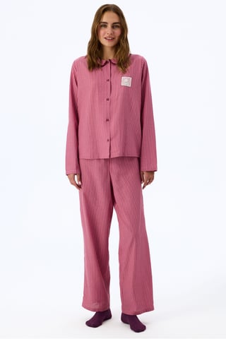 Conjunto de pijama Rosy con camisa de manga larga y pantalón