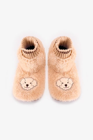 Happiness Dog Pattern Calcetines de estar por casa