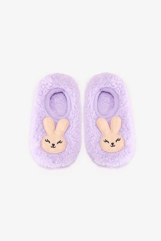Penti calcetines antideslizantes para niña con estampado de conejo