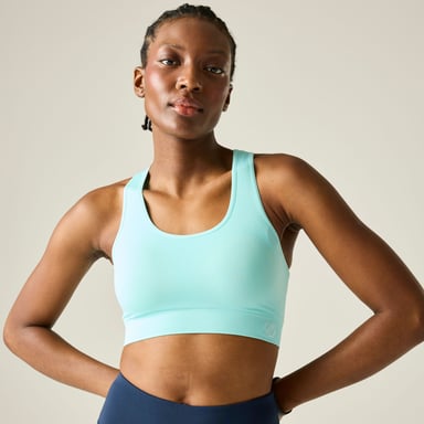 Dare 2B Sujetador deportivo para mujer Dont Sweat It II (Water Ballet)