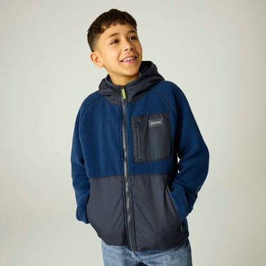 Regatta Chaqueta híbrida Munro para niños (azul aviador/azul marino)