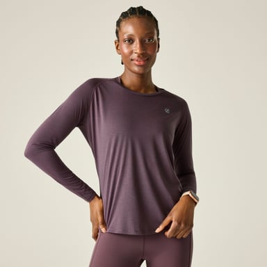 Dare 2B Camiseta de manga larga Serenity para mujer (Huckleberry)