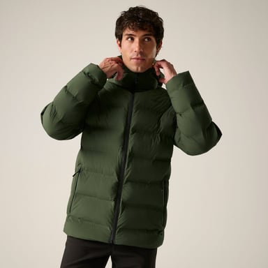 Regatta Chaqueta térmica impermeable para hombre Altoro (caqui oscuro/atardecer)