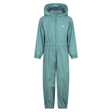Trespass Chubasquero infantil con botones (Greensea/Wisteria)