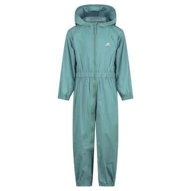Trespass Chubitos Traje de lluvia con botones (Greensea)