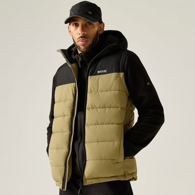 Regatta Chaleco acolchado para hombre Aldthorn (Beige desierto/Negro)