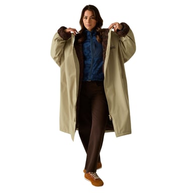 Regatta Bata impermeable unisex para adultos con estampado de leopardo (Barleycorn/Dark)
