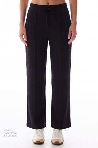 Penti Pantalón de mujer de modal, pierna recta y tiro alto